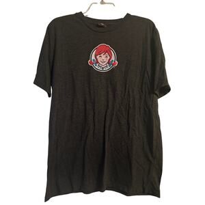 GUC Barco Wendy's Restaurant Gray Tee Shirt This Chicken is Fire Size Large